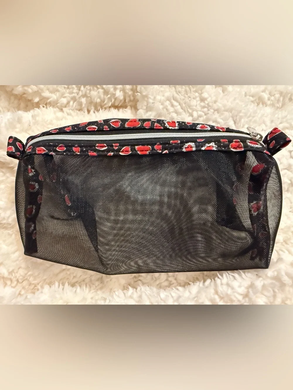 **NWT** Brighton L❤️VE Navy & Red, Hearts a Flutter, Cosmetic Bag